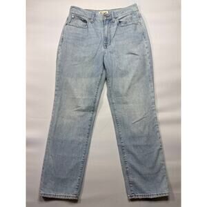 Madewell Pale Blue Straight Leg Jeans
